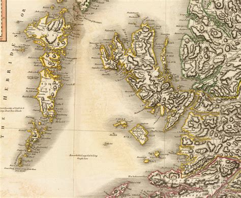 Old Map of Scotland 1801 Vintage Look Vintage Map of Scotland - VINTAGE ...