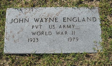 PVT John Wayne England (1923-1979) - Find a Grave Memorial