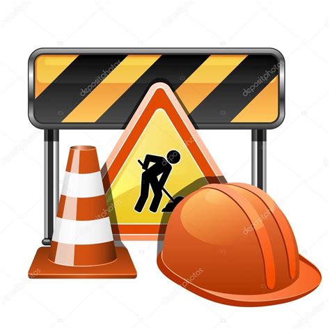 Road construction — Stock Vector © uropek8 #71415113