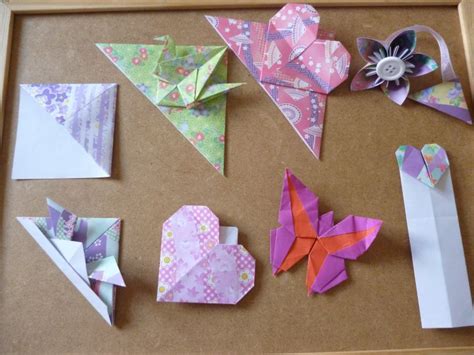 P1000548 Origami Bookmark Corner, Origami Bookmarks, Bookmark Craft, Flower Bookmark, Corner ...