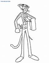 Pink Panther coloring Pages  Download And Print For Kids sketch template