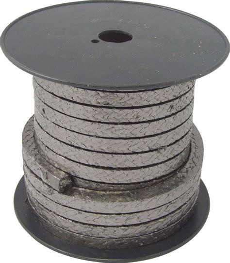 Valve Packing Braided Pure Graphite 3/16" (5mm) SQ x 15m