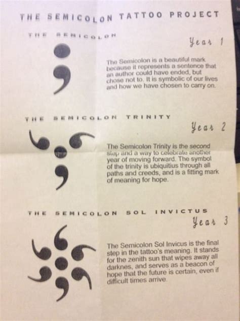 Semicolon Tattoo Meaning Mental Health | Best Tattoo Ideas