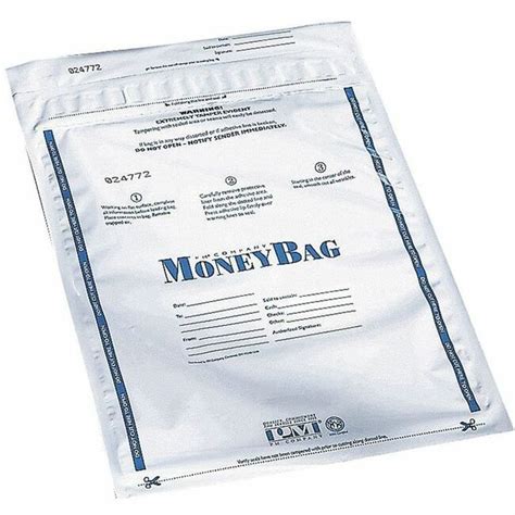 ICX94190068 ICONEX 9x12 Disposable Deposit Bags - 9" Width x 12" Length - White - Plastic - 100 ...