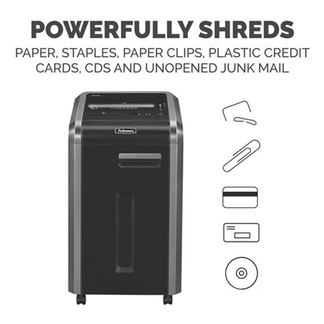 FELLOWES POWERSHRED® 225CI CROSS CUT SHREDDER - U Trading & Supplies ...