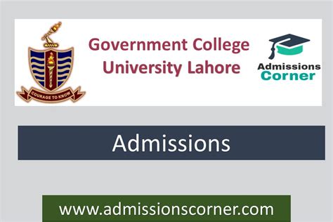 GCU Lahore BS Degree Admissions Spring 2024