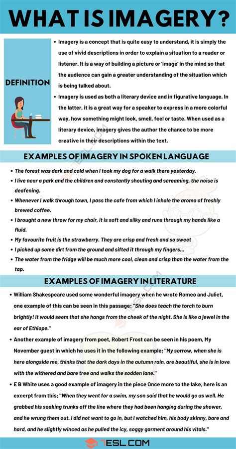 Imagery: Definition and Useful Examples of Imagery in Speech and ...