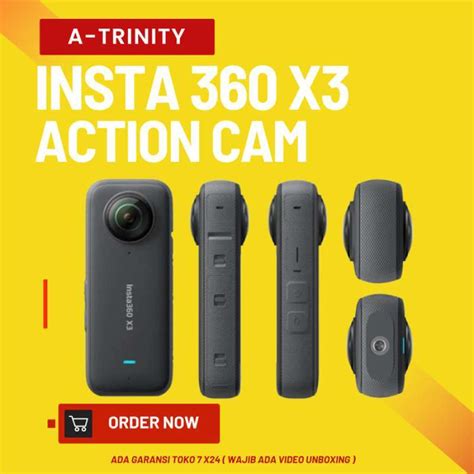Jual Insta 360 X3 Action Cam / Insta 360 One X3 Action Camera - Hitam Di Seller Owl Store ...