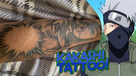 KAKASHI FROM NARUTO TATTOO SLEEVE! - YouTube