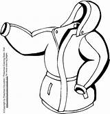 Winter Jacket Coloring Page Coloring Pages sketch template