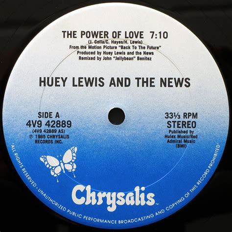 Huey Lewis & The News - The Power Of Love (Vinyl, 12", 33 ⅓ RPM) | Discogs