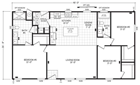 Talameer 28 X 48 1280 sqft Mobile Home | Factory Expo Outlet Center