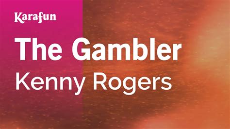 The Gambler - Kenny Rogers | Karaoke Version | KaraFun - YouTube