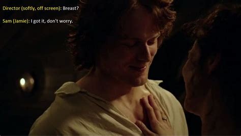 Screen capture: Outlander Season 1, Bloopers http://www.ew.com/article ...