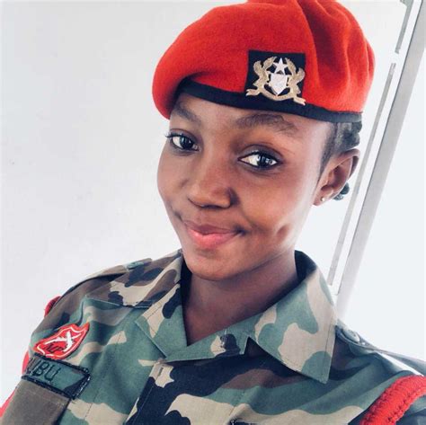 Photos of beautiful female Ghanaian military officer goes viral