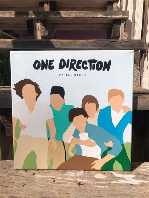 One Direction up All Night Album Cover Painting FREE - Etsy | One ...