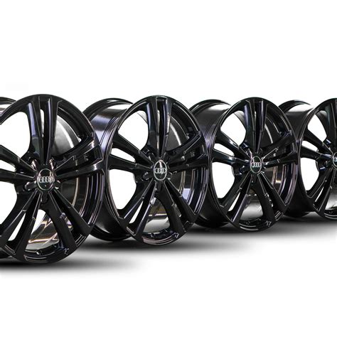 4x Audi A3 S3 8V 8P 18 inch aluminum rim rims 8V0601025AJ black Sline NEW 4251482346711 | eBay