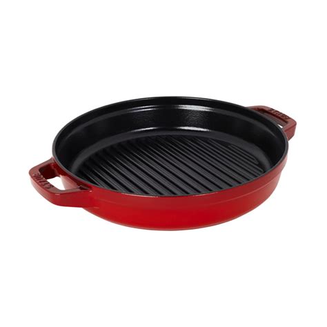 Staub 4-Pc Cast Iron Stackable Set | Cherry