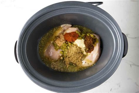 Slow Cooker Green Chile Chicken - Savor the Best