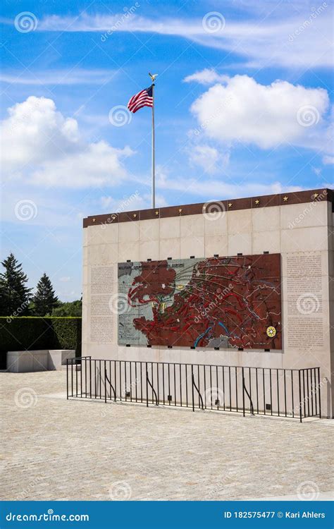 Map at Luxembourg American Cemetery and Memorial Editorial Photography - Image of europe, dead ...