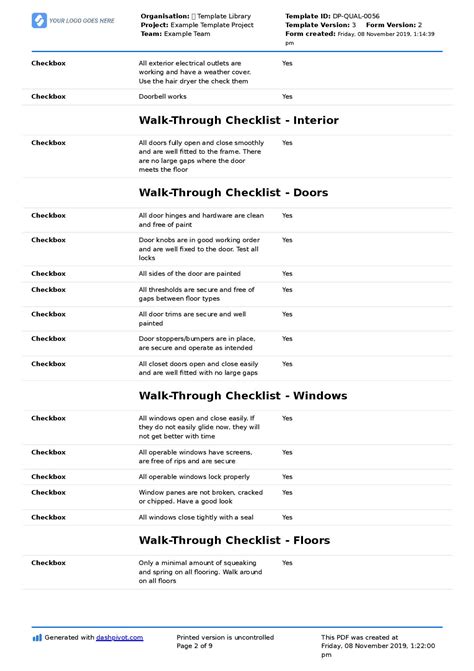 New Construction Walkthrough Checklist (Better than PDF template)