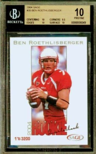 ben roethlisberger rookie card worth - Selfless Profile Fonction