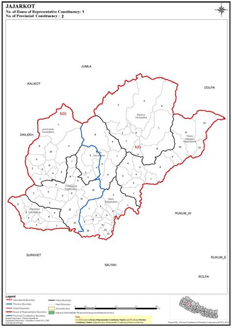 Constituency Map of Jajarkot District of Nepal – Nepal Archives