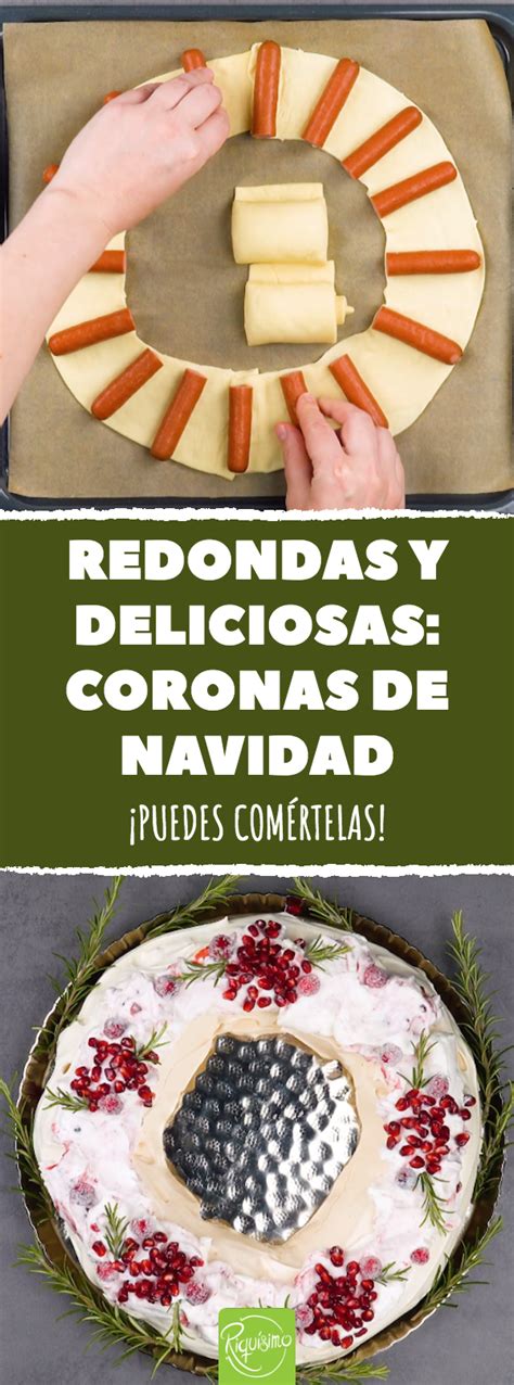 4 locas y deliciosas coronas de Navidad | パブロバ, 楽しいレシピ, レシピ