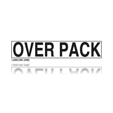 Overpack Mark Label - Dangerous Goods Labels - Labeline.com