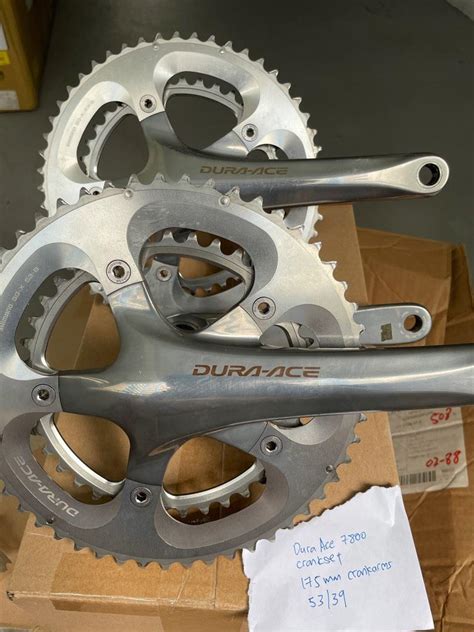 Shimano Dura Ace 7800 crankset (175mm, 53/39), Sports Equipment ...