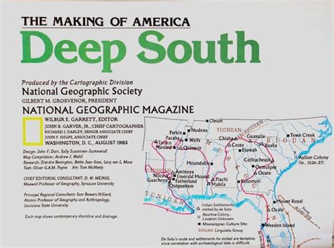 Deep South Map With Labels