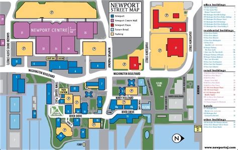 Newport Jersey City Real Estate Master Plan Development Map