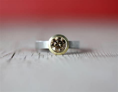 Cognac Diamond Ring - Hombisa Jewellery Stellenbosch