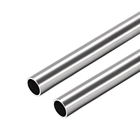 304 Stainless Steel Round Tubing 250mm Length 10mm OD 0.8mm Wall Thickness Seamless Straight ...