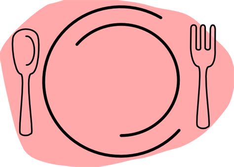 Food Plate Clipart | Free download on ClipArtMag