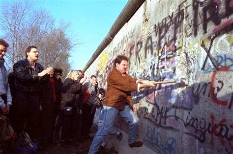 The Falling of the Berlin Wall, 1989