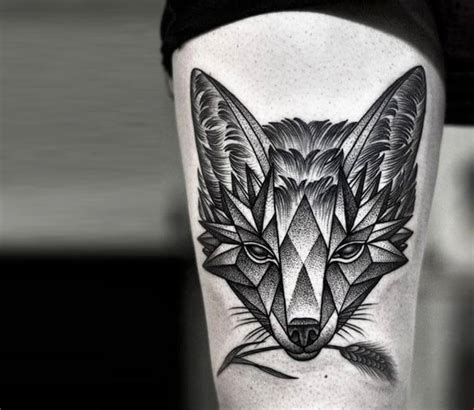 Fox tattoo by Kamil Czapiga | Post 12271