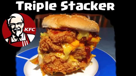 Triple Stacker - KFC Secret Menu Item Reviewed - YouTube