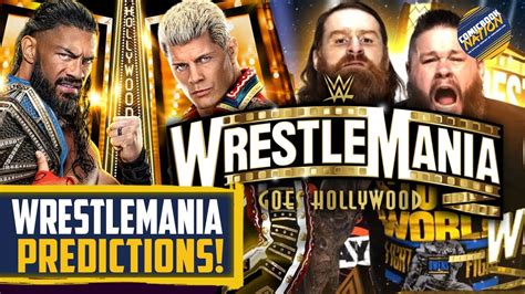 WrestleMania 39 PREDICTIONS & PREVIEW! - ComicBook Nation - YouTube