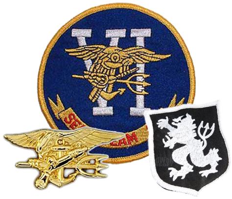 U.S. Navy Seal Team Six Pins and Patches - GeekAlerts