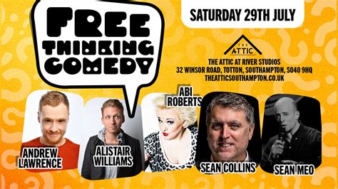 Free-Thinking Comedy Night at The Attic in Southampton – Southampton Comedy Club & Live Music ...