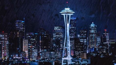 Seattle Rain & City Sounds White Noise | Rainstorm Audio for Sleeping, Studying or Focus | 10 ...