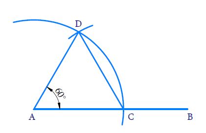 Construct an equilateral triangle, given its side and justify the ...