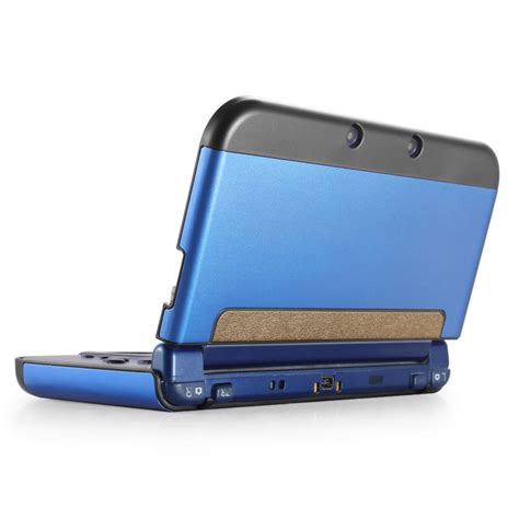 New 3DS XL Case (Navy Blue) - Plastic + Aluminium Full Body Protective Snap-on Hard Shell Skin ...