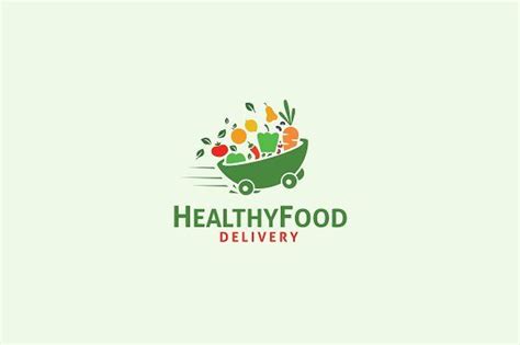 Healthy Food Delivery | Food delivery logo, Food logo design, Healthy ...