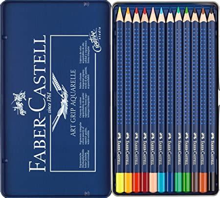 Painting, Drawing & Art Supplies Art & Craft Supplies 60 COLOUR TIN FABER CASTELL ART GRIP ...