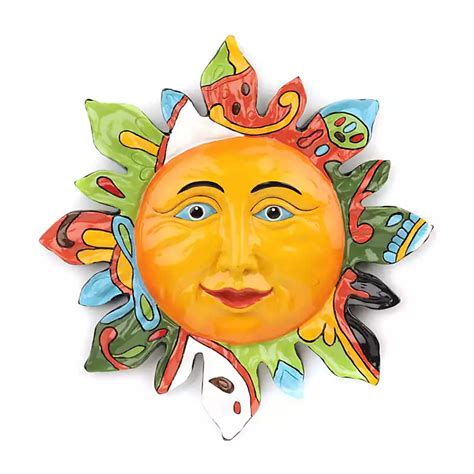 Ceramic Talavera Sun Plaque | Kirklands Home