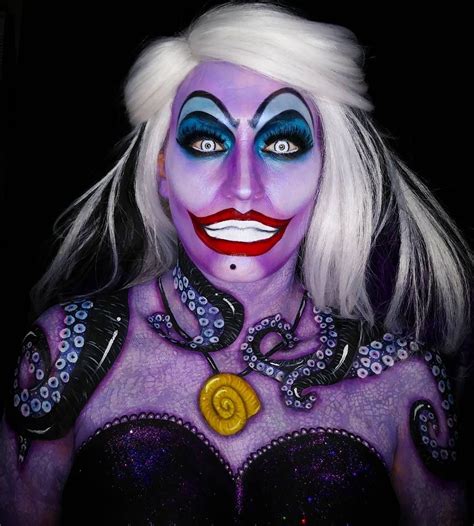 Ursula Makeup/Costume | Ursula makeup, Ursula costume makeup, Mermaid costume makeup