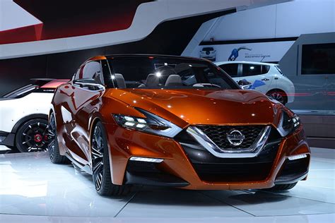 HD wallpaper: orange Nissan coupe, sport, sedan, concept, detroit, 2014 ...