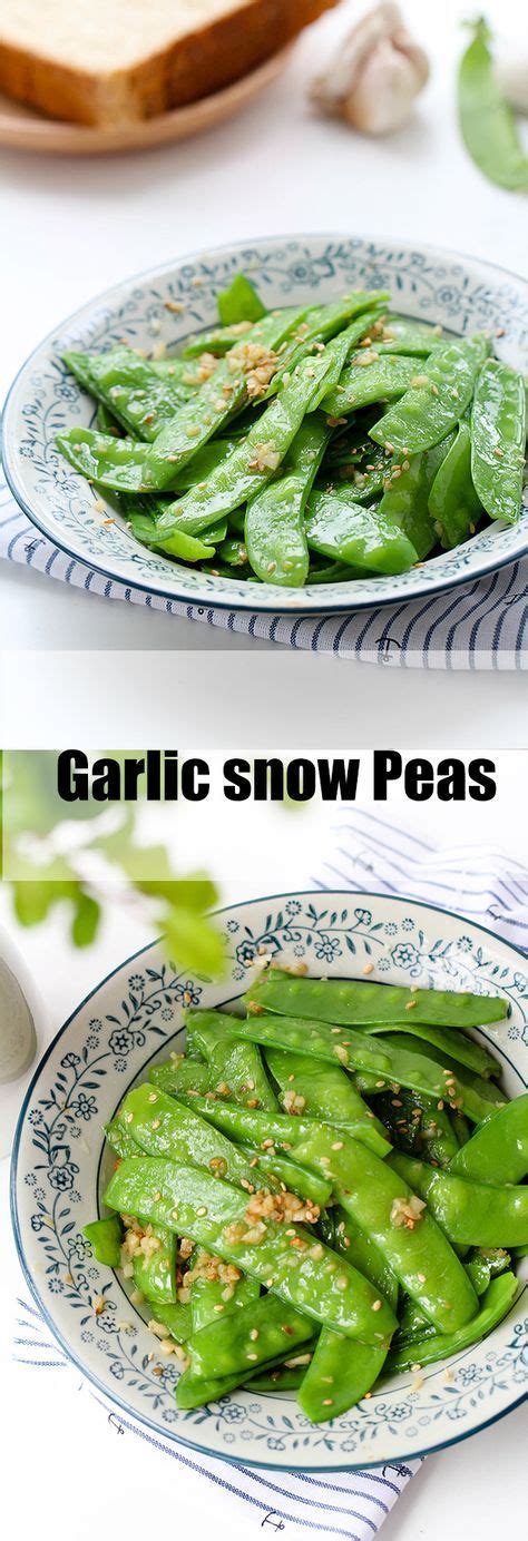 Garlic snow peas stir fry | Vegetable dishes, Veggie dishes, Vegetable recipes